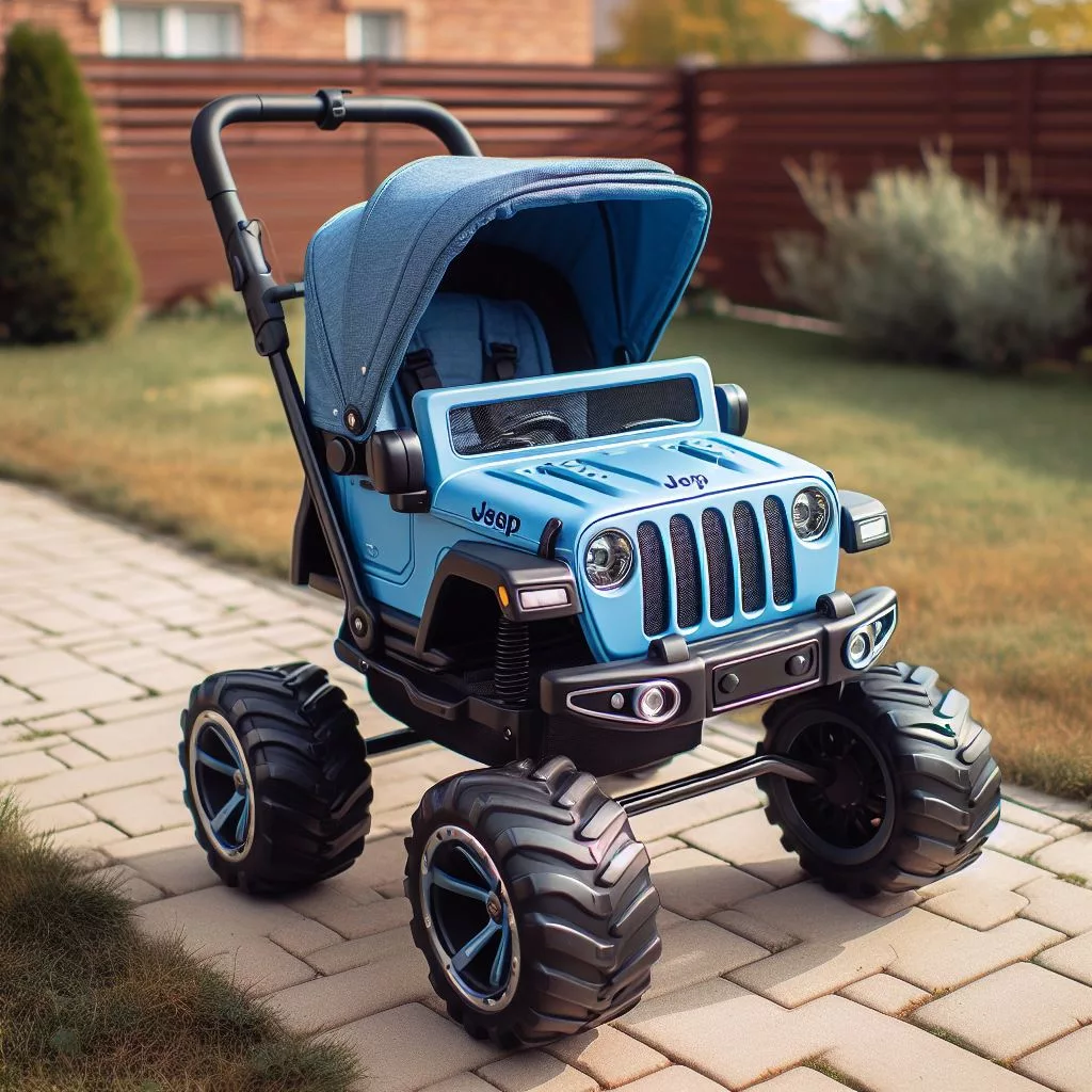 Jeep 3 wheel pram best sale