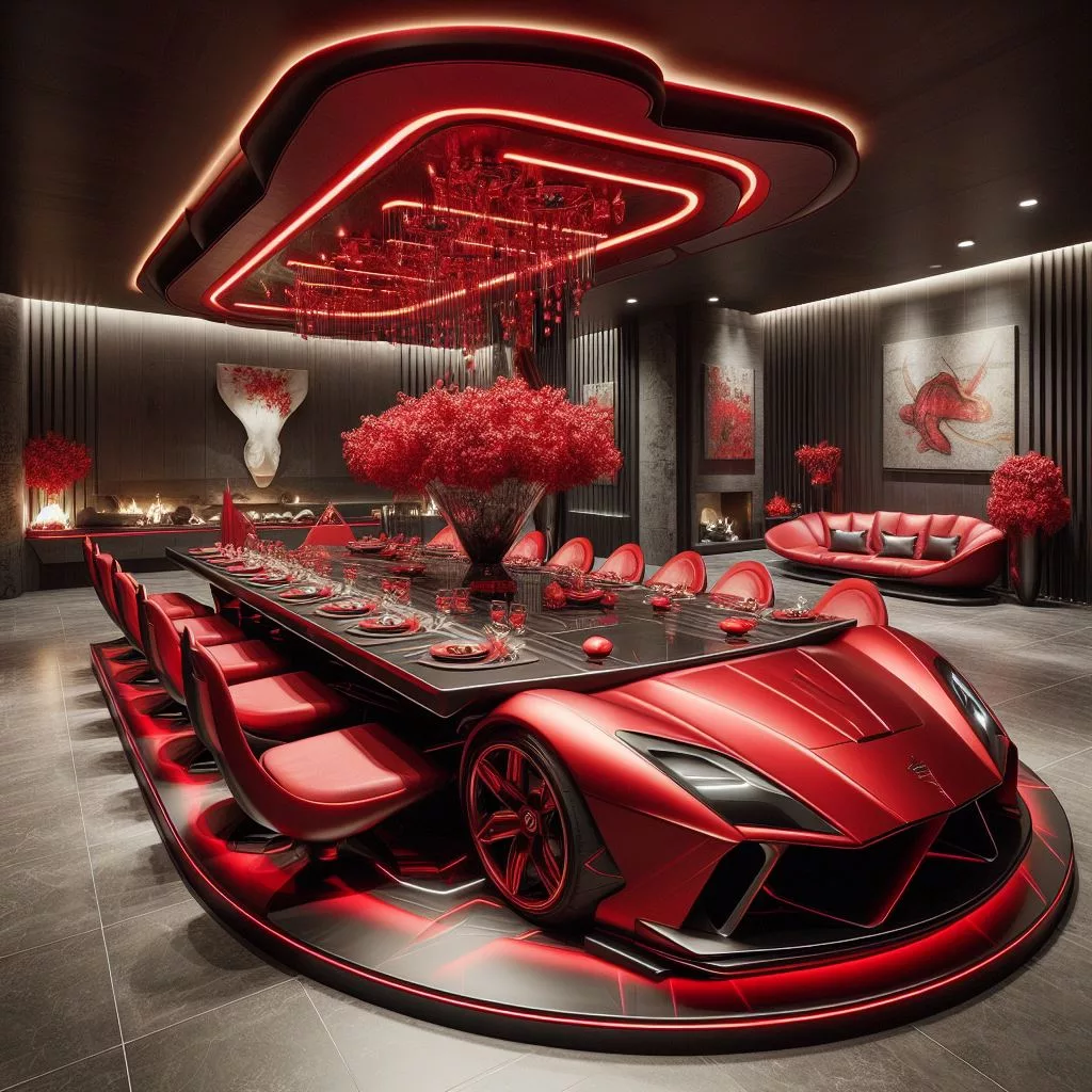 Supercar Inspired Dining Table: Elevating Aesthetics