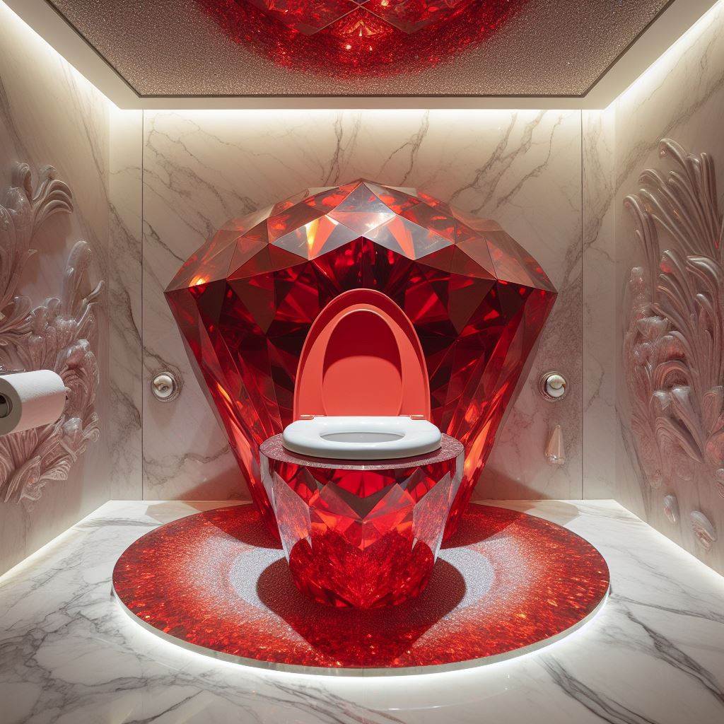 Crystal Toilets: A Luxurious Sanitary Symphony