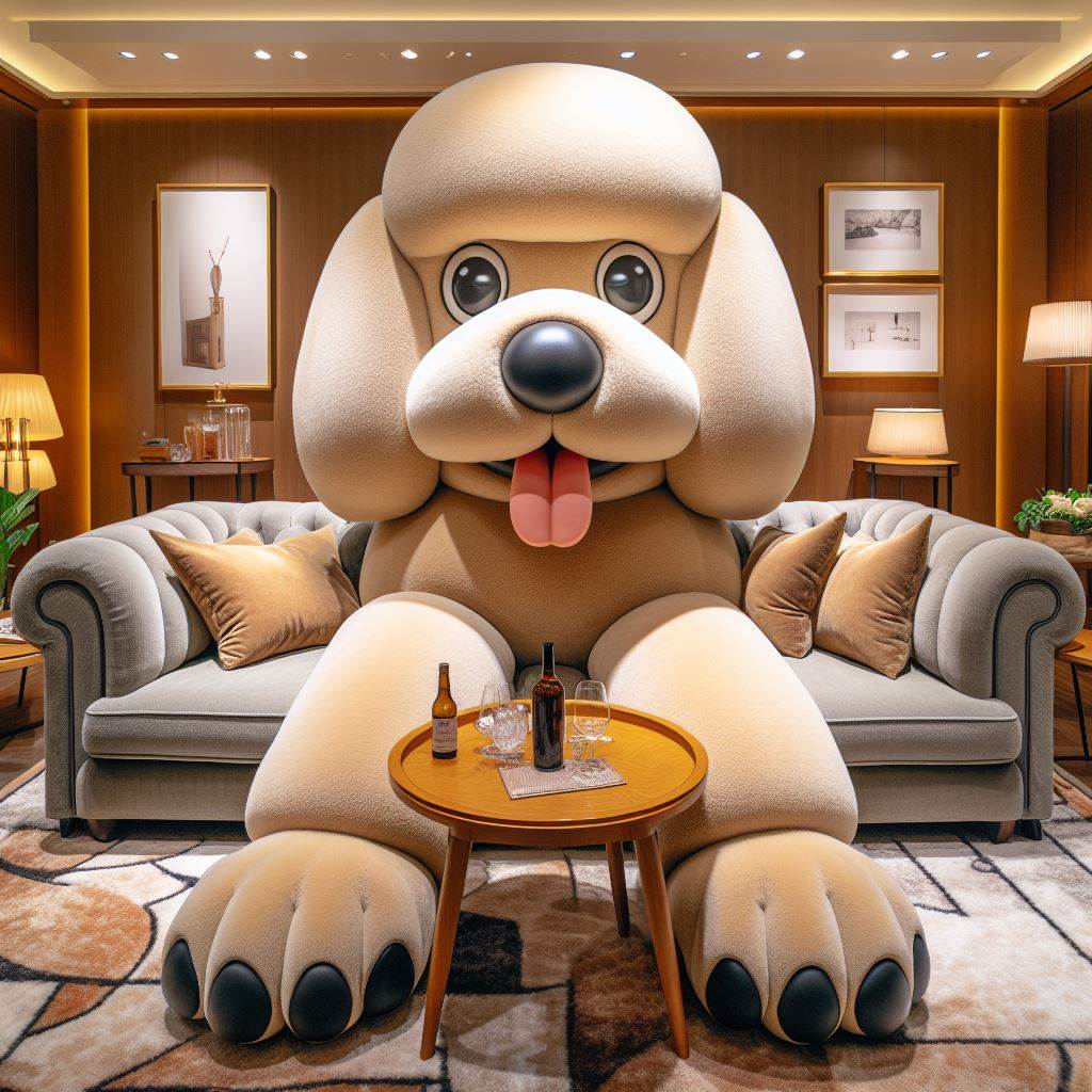 Cozy Canine Comfort Dog Shaped Sofas Designs for Pet Lovers THINK ART DESIGNS