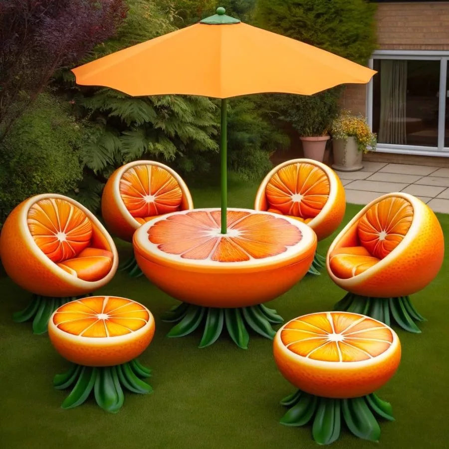 Ripe for Relaxation: Explore our Fruit Patio Set Designs