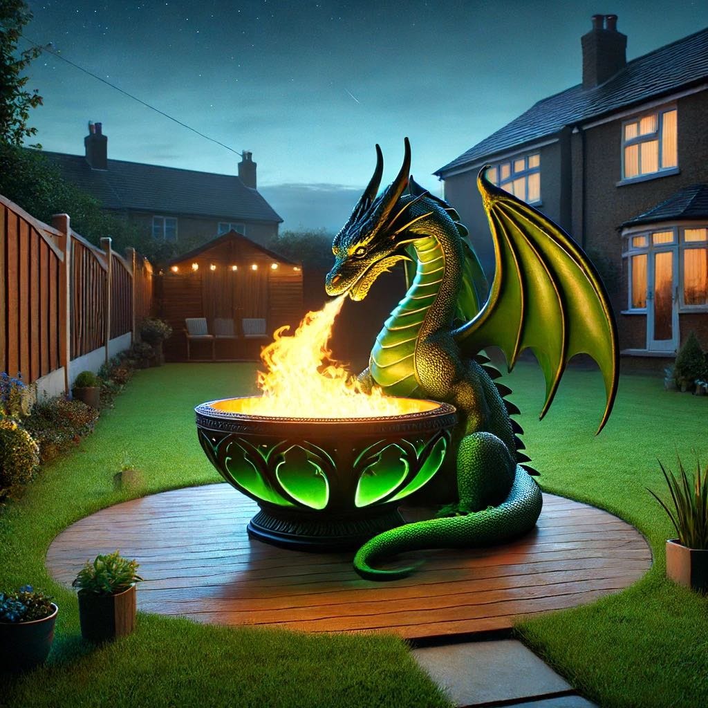 Unique Dragon Fire Pit Designs