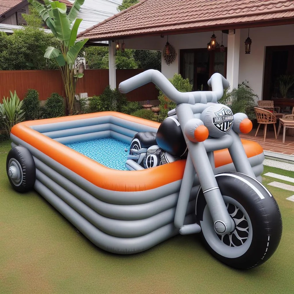 Rev Up Your Backyard: Harley-Davidson Motor Pools for Ultimate Relaxation