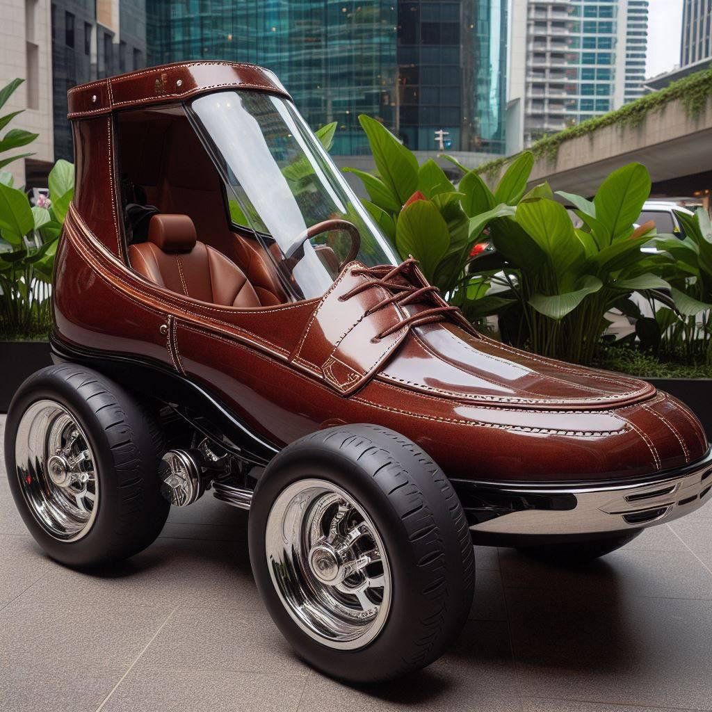 Step into Style: The Shoe Shaped Car