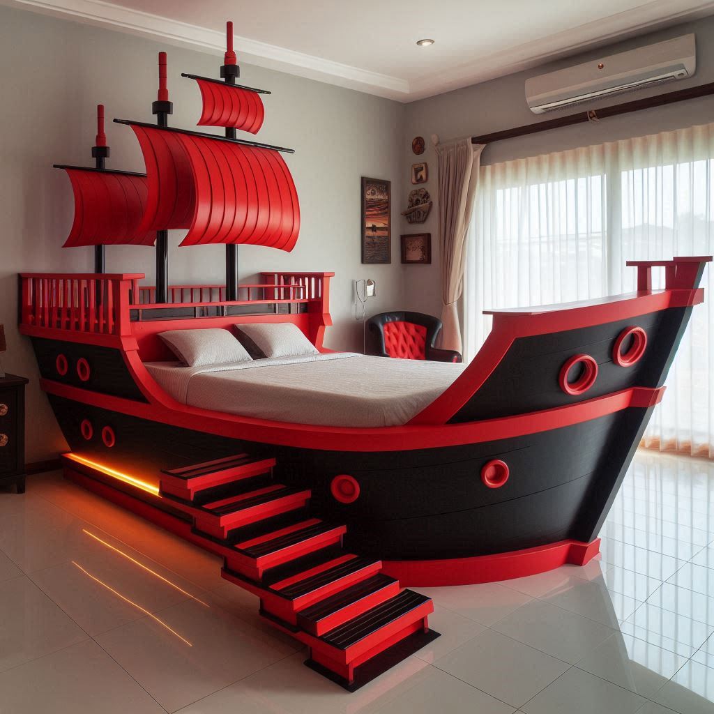 Transform Bedtime into Nautical Adventures with Cargo Ship Beds