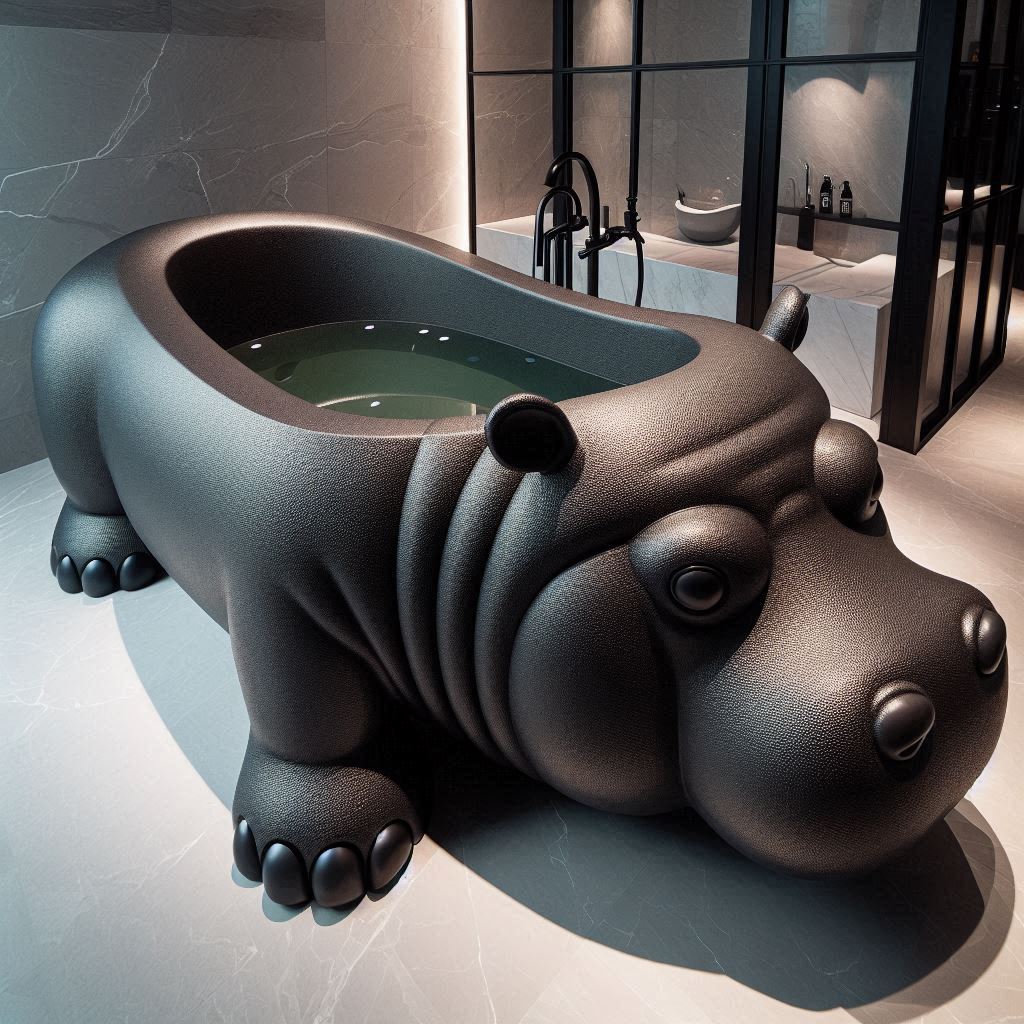 Luxury and Whimsy: The Hippo Bathtub Experience