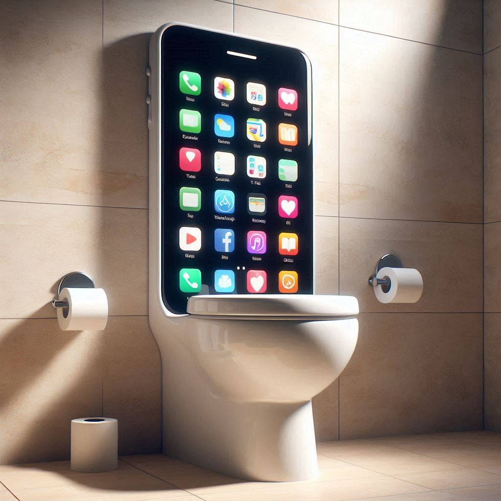 Modern Convenience: The iPhone Toilet