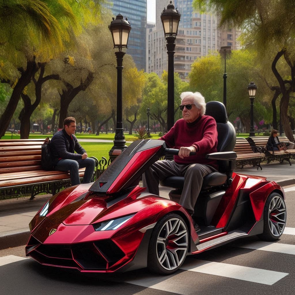 Speed and Style: The Lamborghini Inspired Mobility Scooter