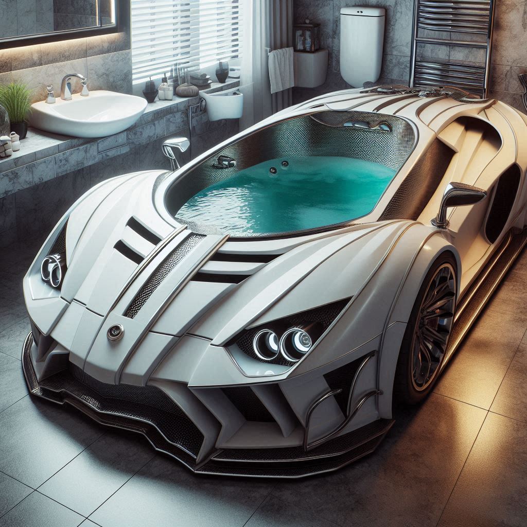 Luxury at Its Best: The Supercar Bathtub