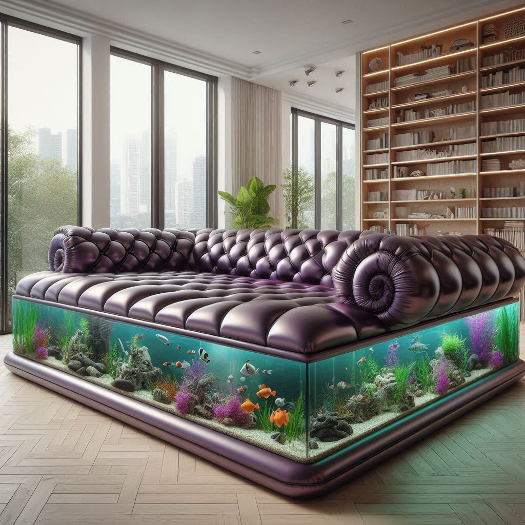 Immerse in Comfort: The Unique Appeal of Aquarium Sofas