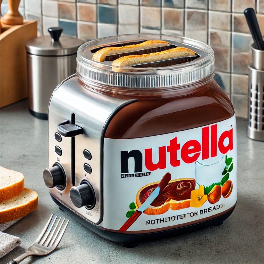 Toast in Style with the Nutella Jar Toaster