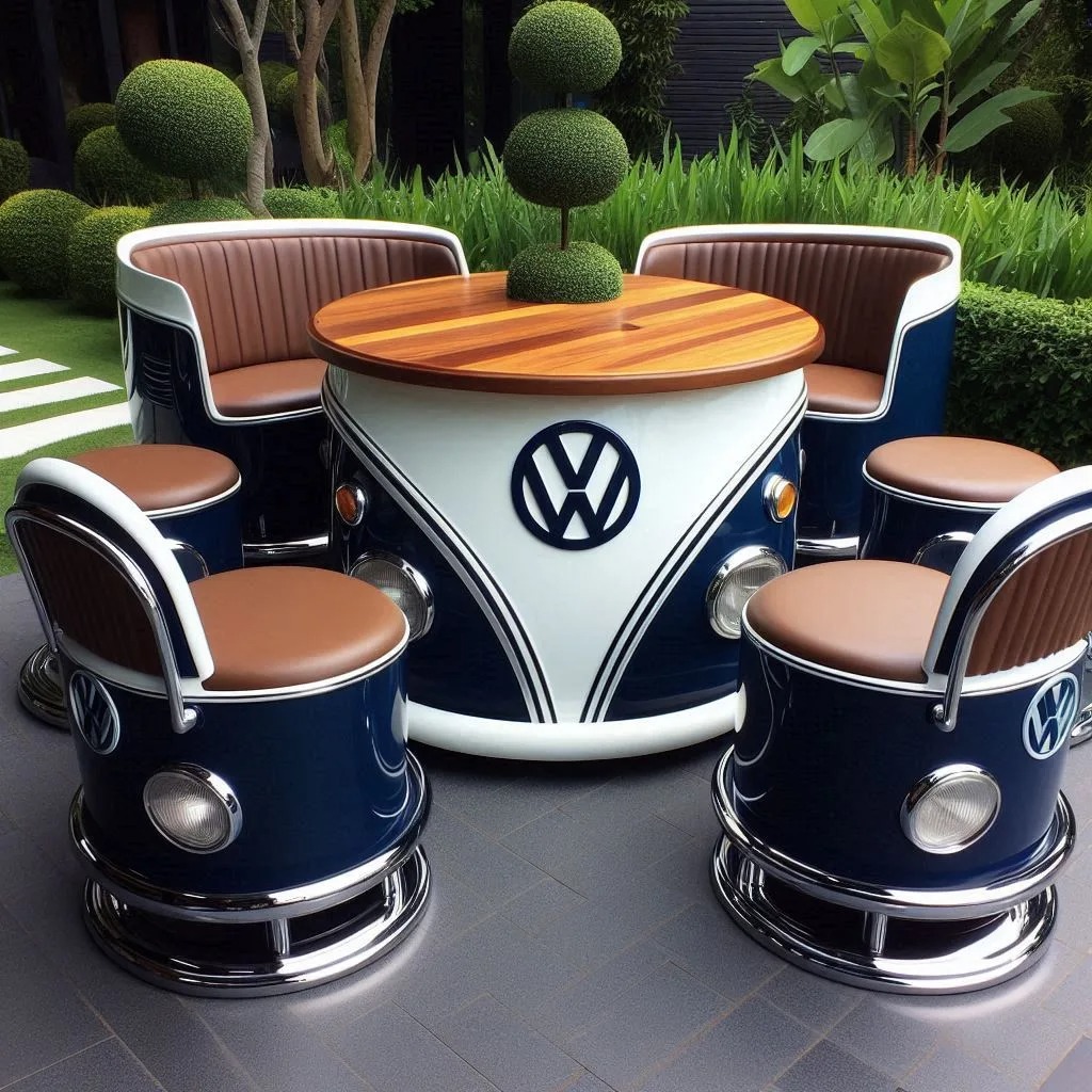 Stylish Volkswagen Bus Patio Sets for Your Outdoor Space