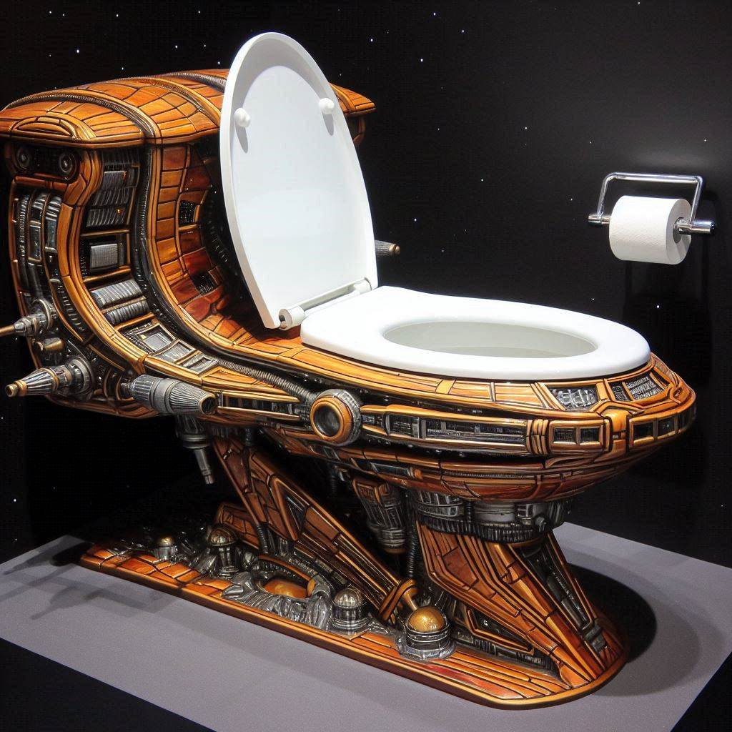 Out-of-This-World Comfort: The Spaceship Toilet