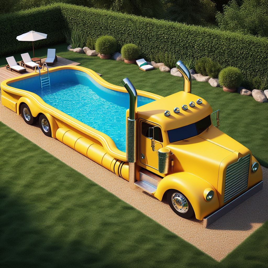 Unveiling the Allure of Truck-Shaped Pools