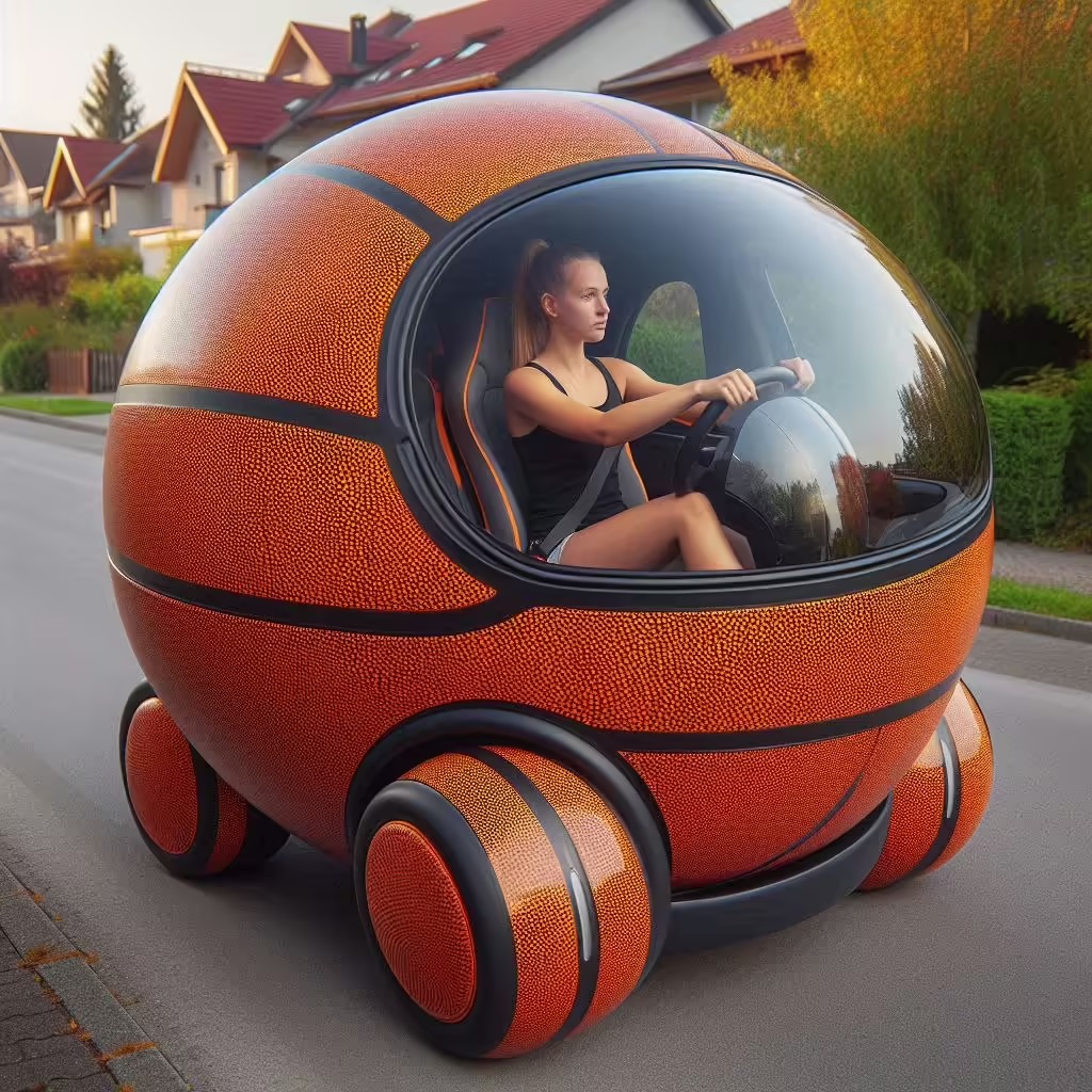 Drive in Style with a Sport Ball Shaped Car