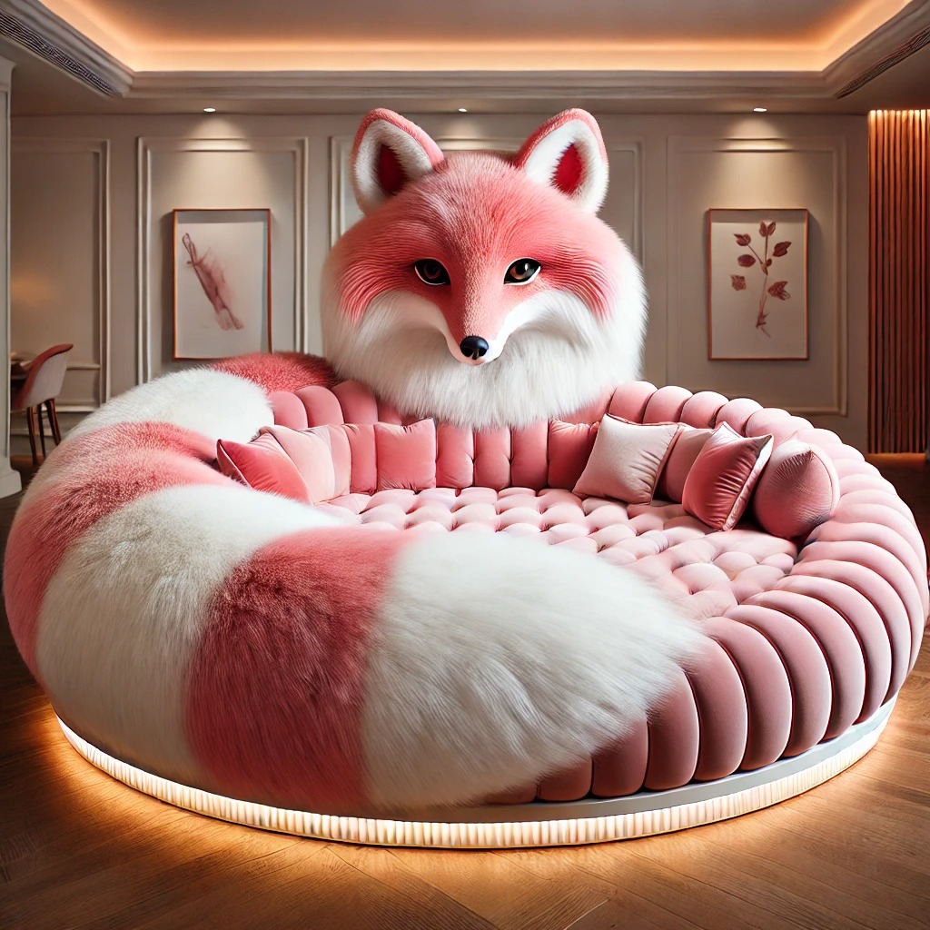 Giant Fox Lounger - Comfort Meets Versatility for All Ages!