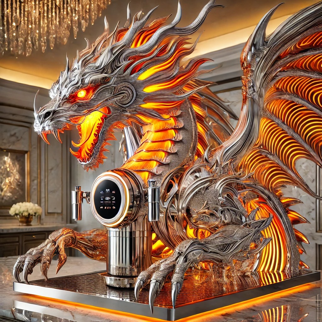 Fierce Flavor Every Cup: The Dragon Coffee Machine