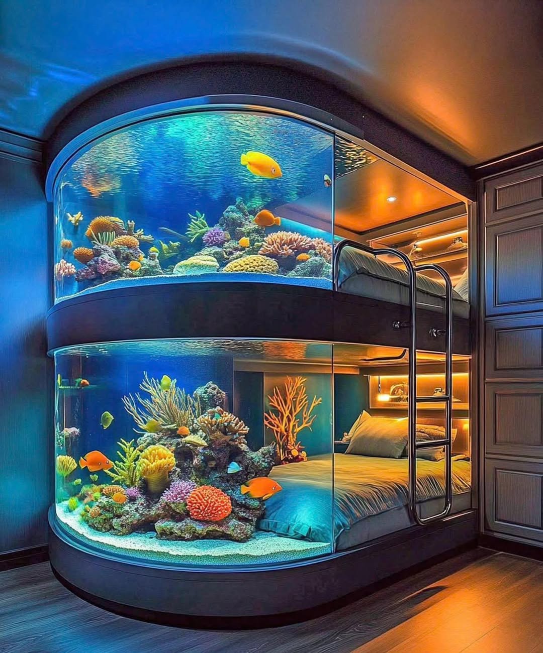 Bringing the Ocean Home: The Aquarium Bunk Bed