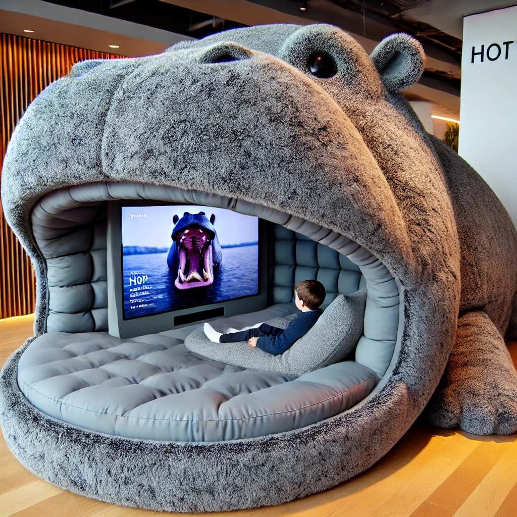 Nature-Inspired Relaxation: The Hippo Lounger Pod