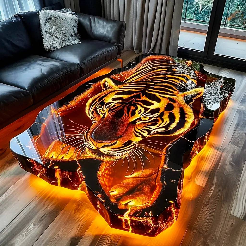 Bring the Jungle Home: The Tiger Coffee Table