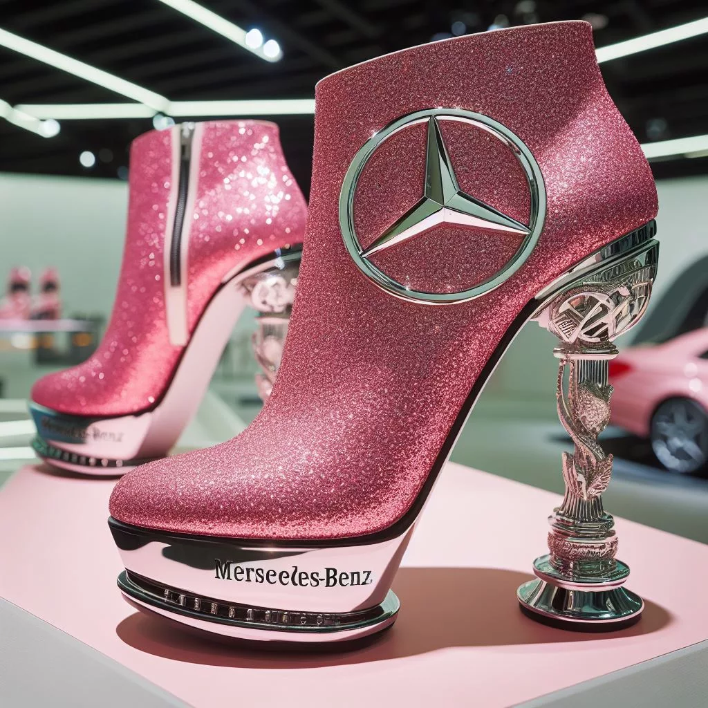 Mercedes Inspired Heel Design: Crafting Racing Flair