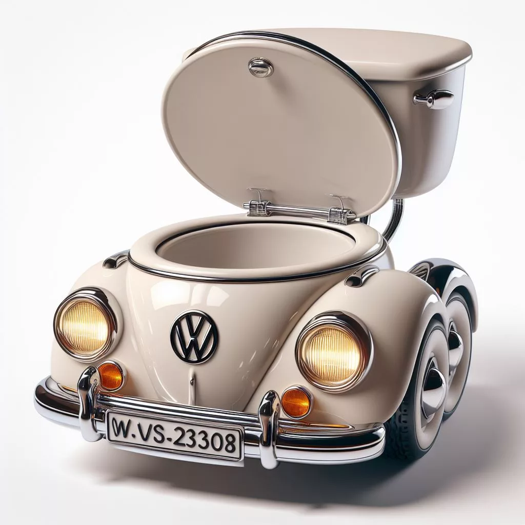 Bus Shaped Toilets: VW Lovers' Ultimate Pit Stop