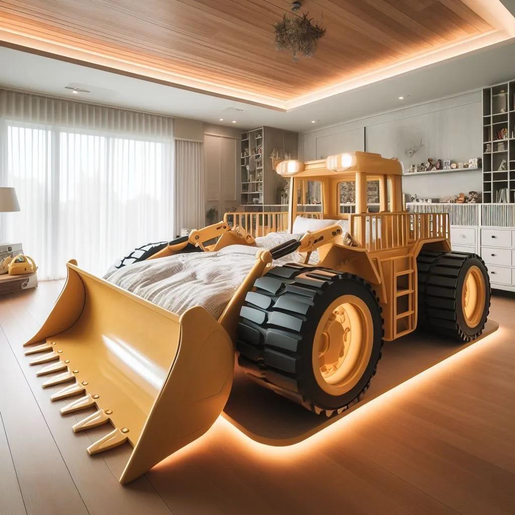 Heavy Equipment Kids Beds: Transforming Bedrooms with Construction ...