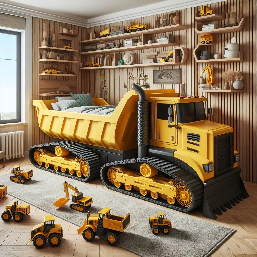 Heavy Equipment Kids Beds: Transforming Bedrooms with Construction ...