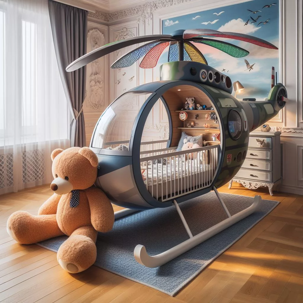Whimsical Skies: Navigating the World of Helicopter Themed Baby Cribs – Design, Safety, and Where to Find Yours