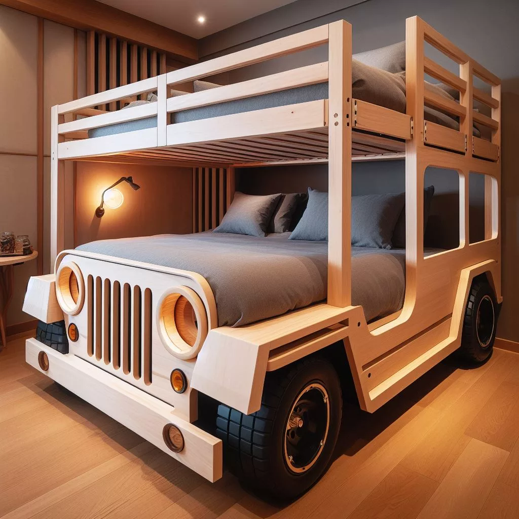 Adventure Awaits: Unleashing Creative Design Ideas with the Jeep Inspired Pallet Bunk Bed