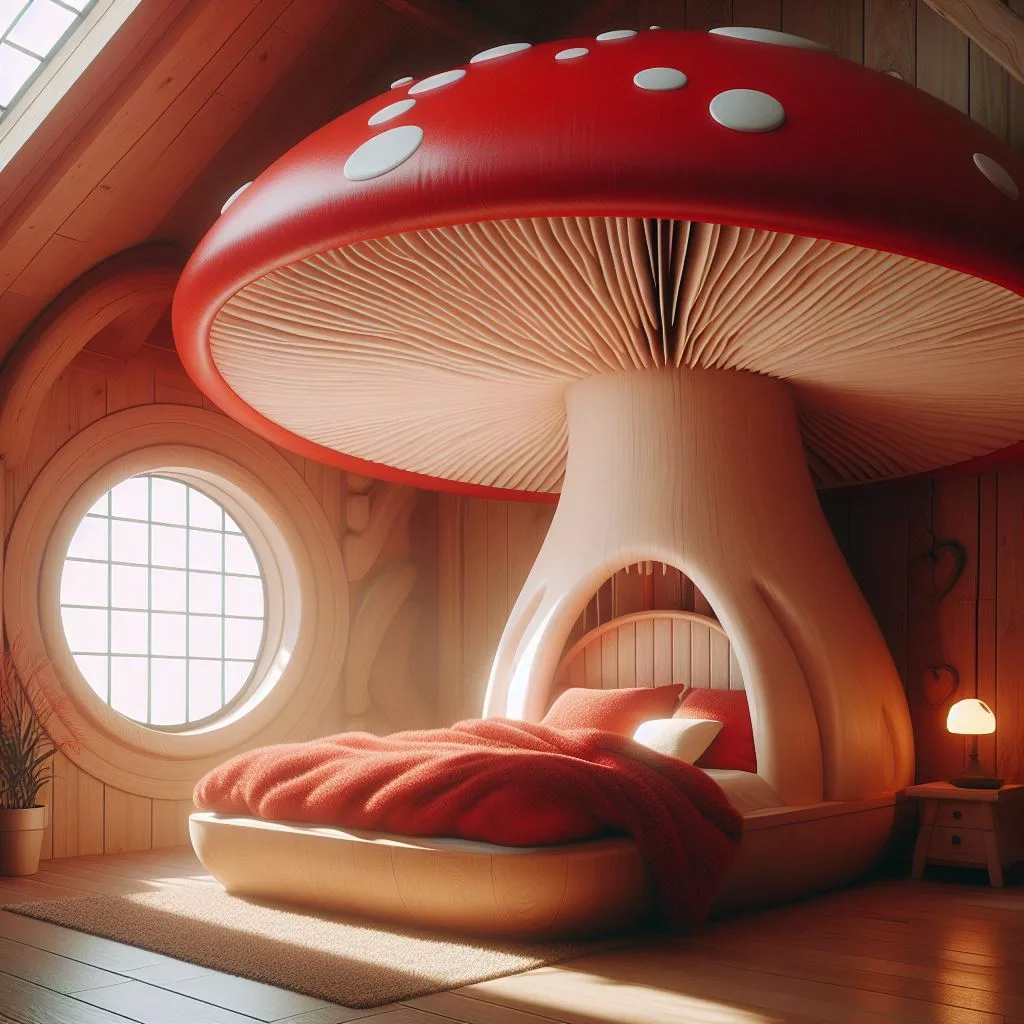 Mushroom-Themed Bedrooms: Embracing Cottage Core Aesthetics - THINK ART ...