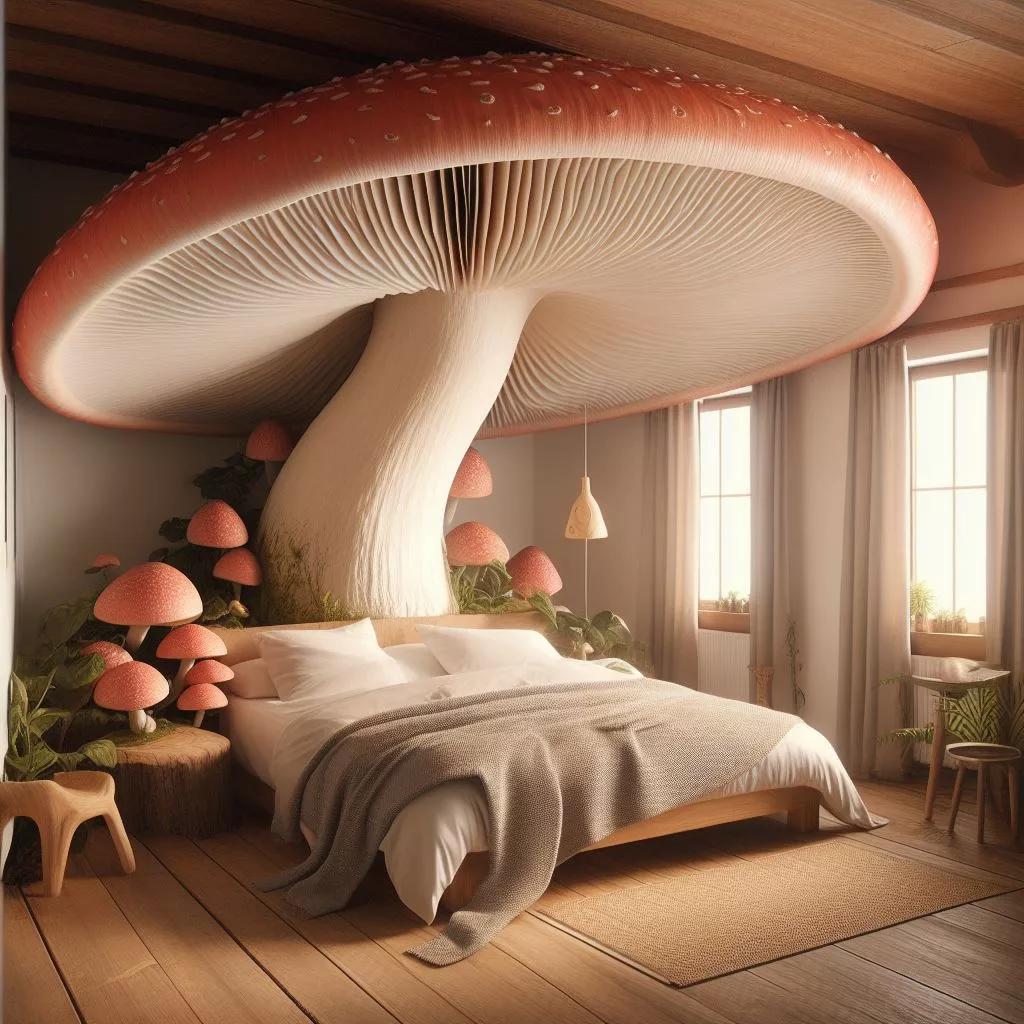 Mushroom-themed Bedrooms: Embracing Cottage Core Aesthetics - Think Art 