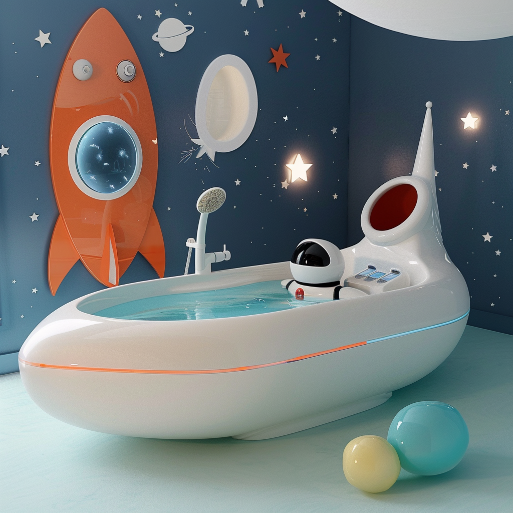 Rocket Theme Baths for Kids: Sparking Imagination and Fun