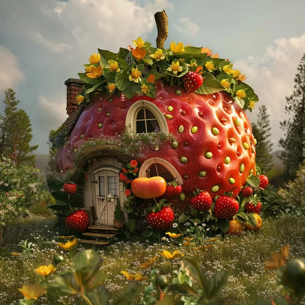 Unique Features of a Fruit House - THINK ART DESIGNS