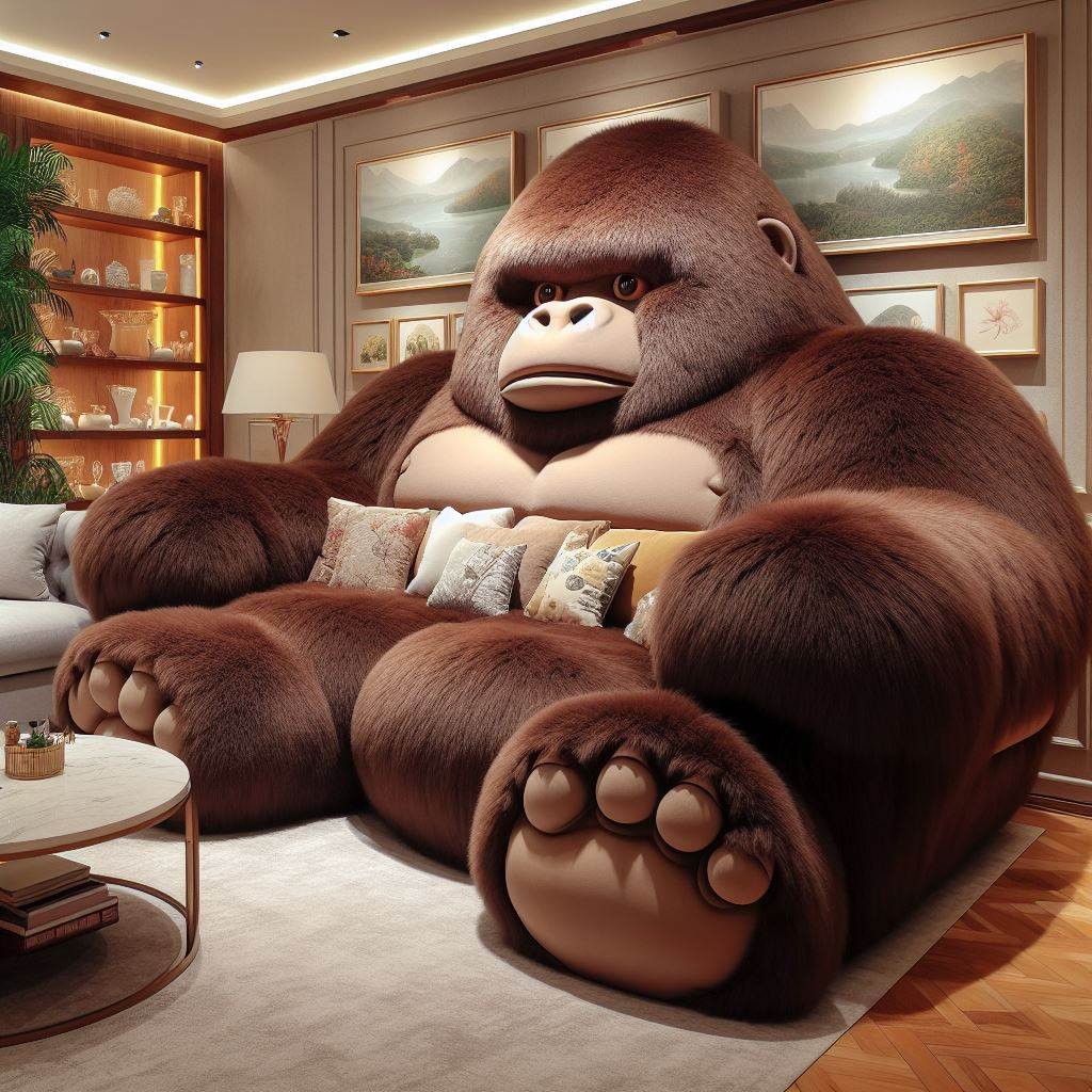 Gorilla Sofa: Jungle-Inspired Design Guide - THINK ART DESIGNS