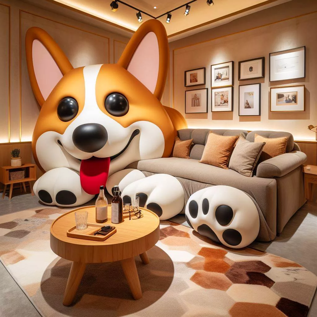 Cozy Canine Comfort: Dog-Shaped Sofas Designs for Pet Lovers