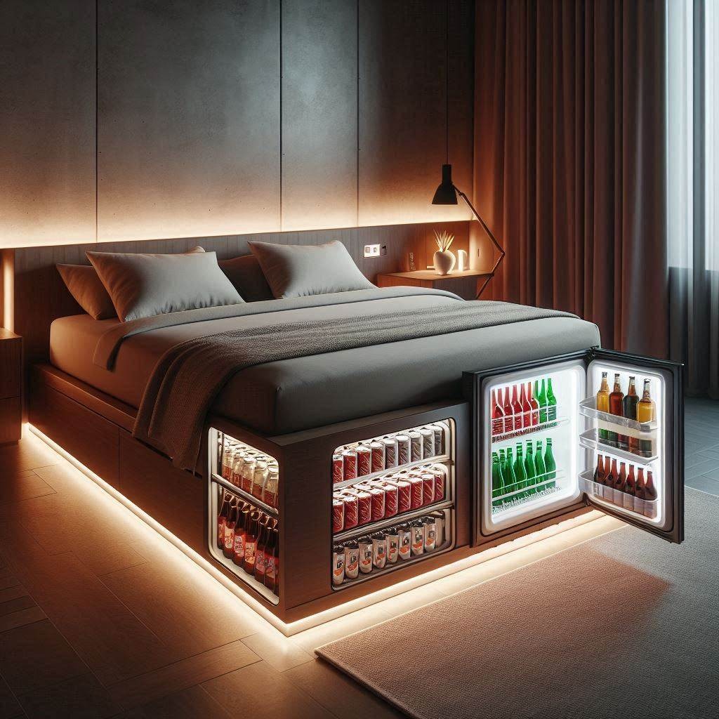Bed With Integrated Refrigerator: Ultimate Comfort