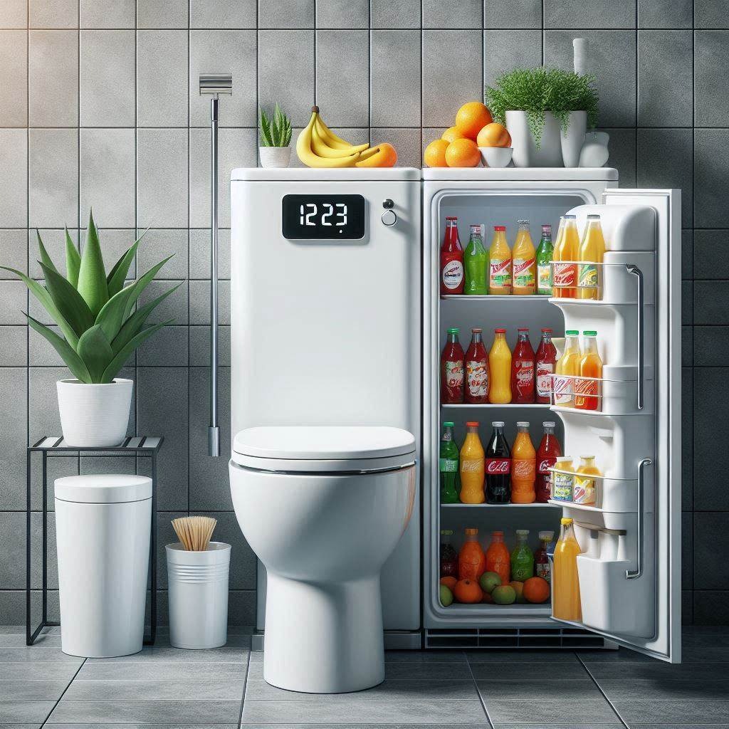 The Unconventional Design: An Exploration of the Refrigerator-Shaped Toilet