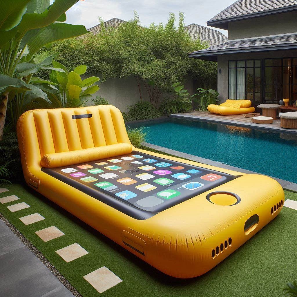 Relax in Style: Discover the iPhone-Inspired Sun Lounger